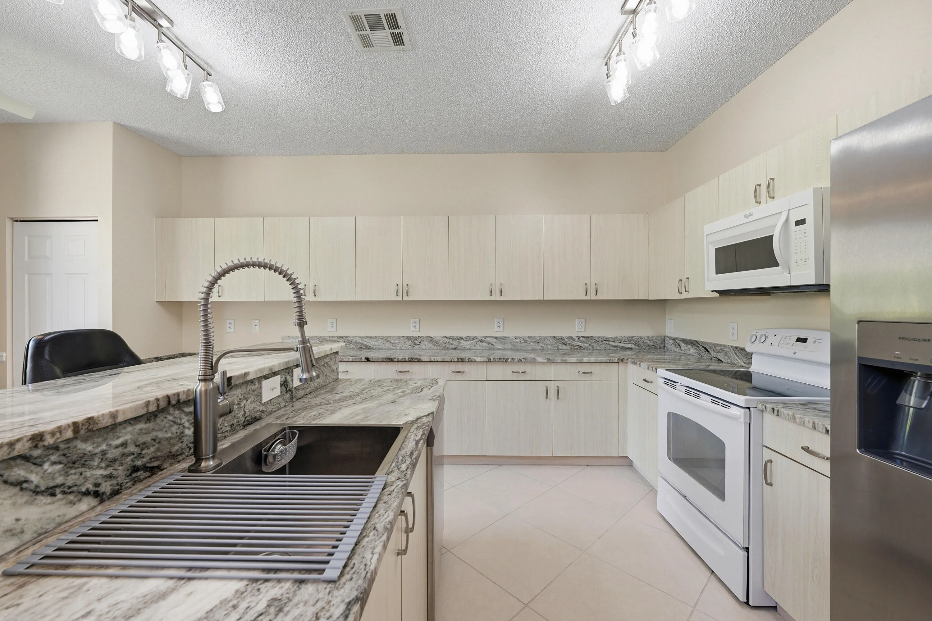 Pantry and ample cabinet and counter space
