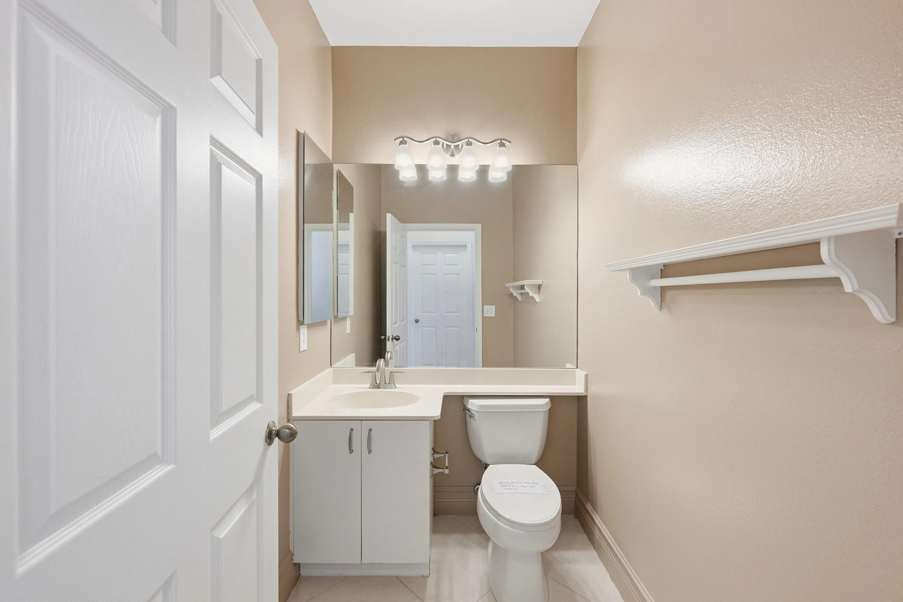 Ground floor powder room