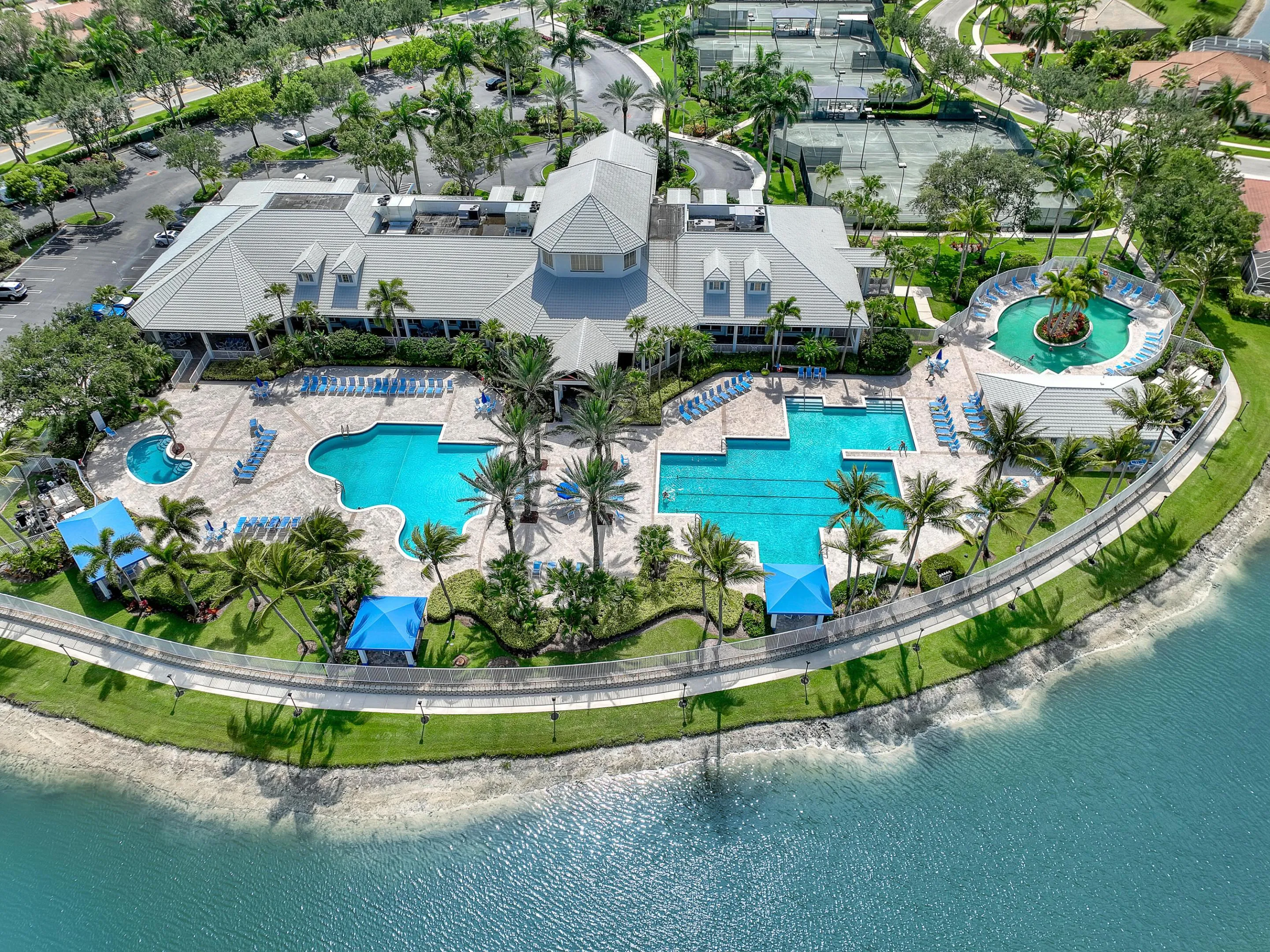 Family pool, lap pool, resistance pool