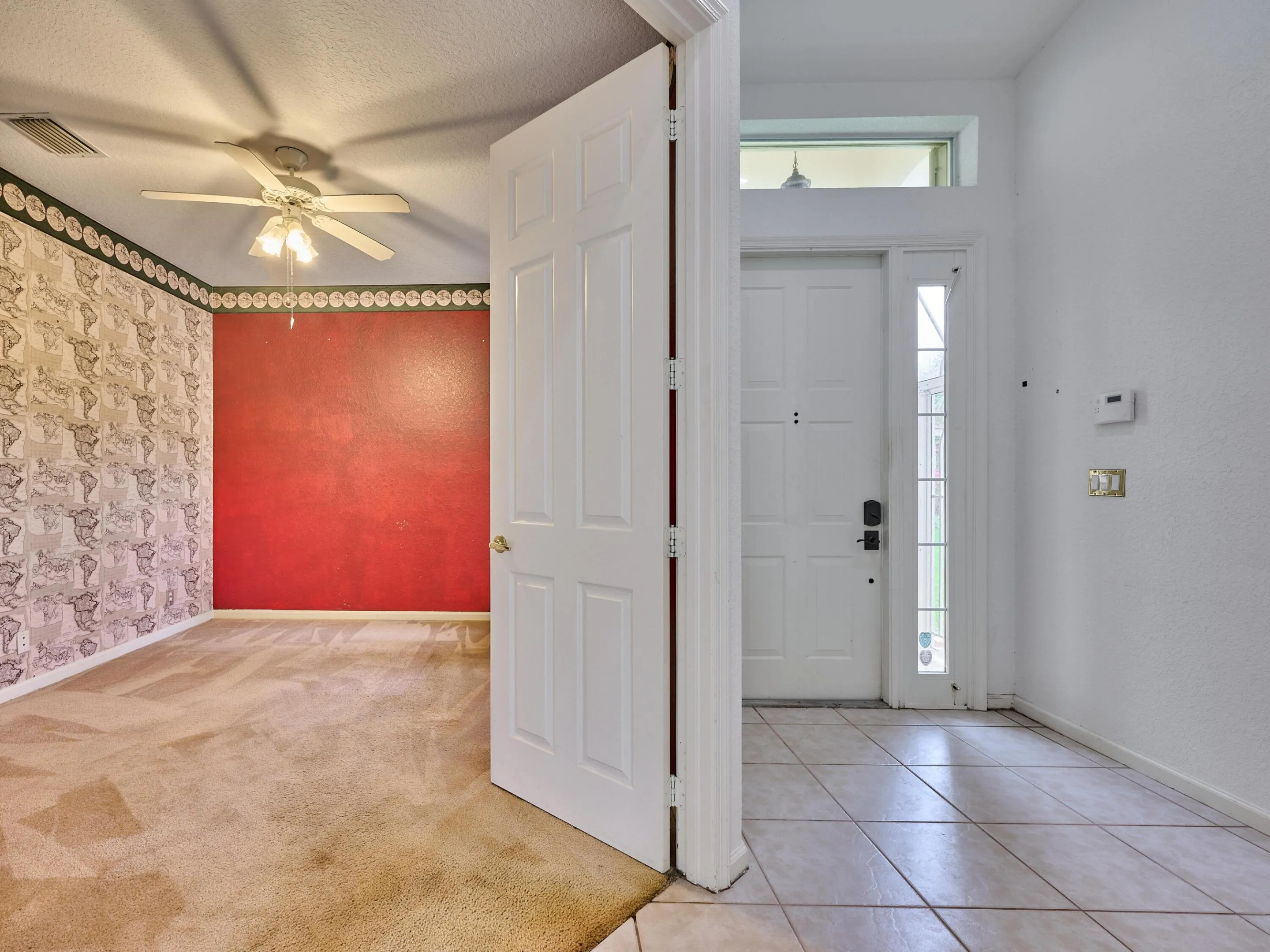 Has a closet but may be used as a den
