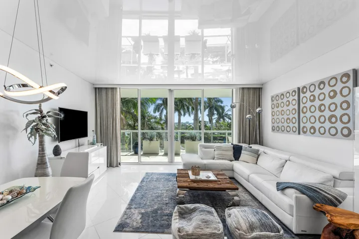 view from living area