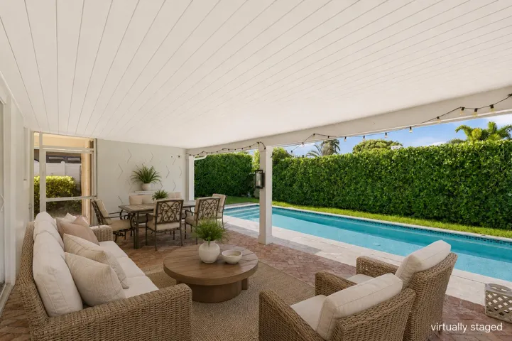 Patio and Pool area