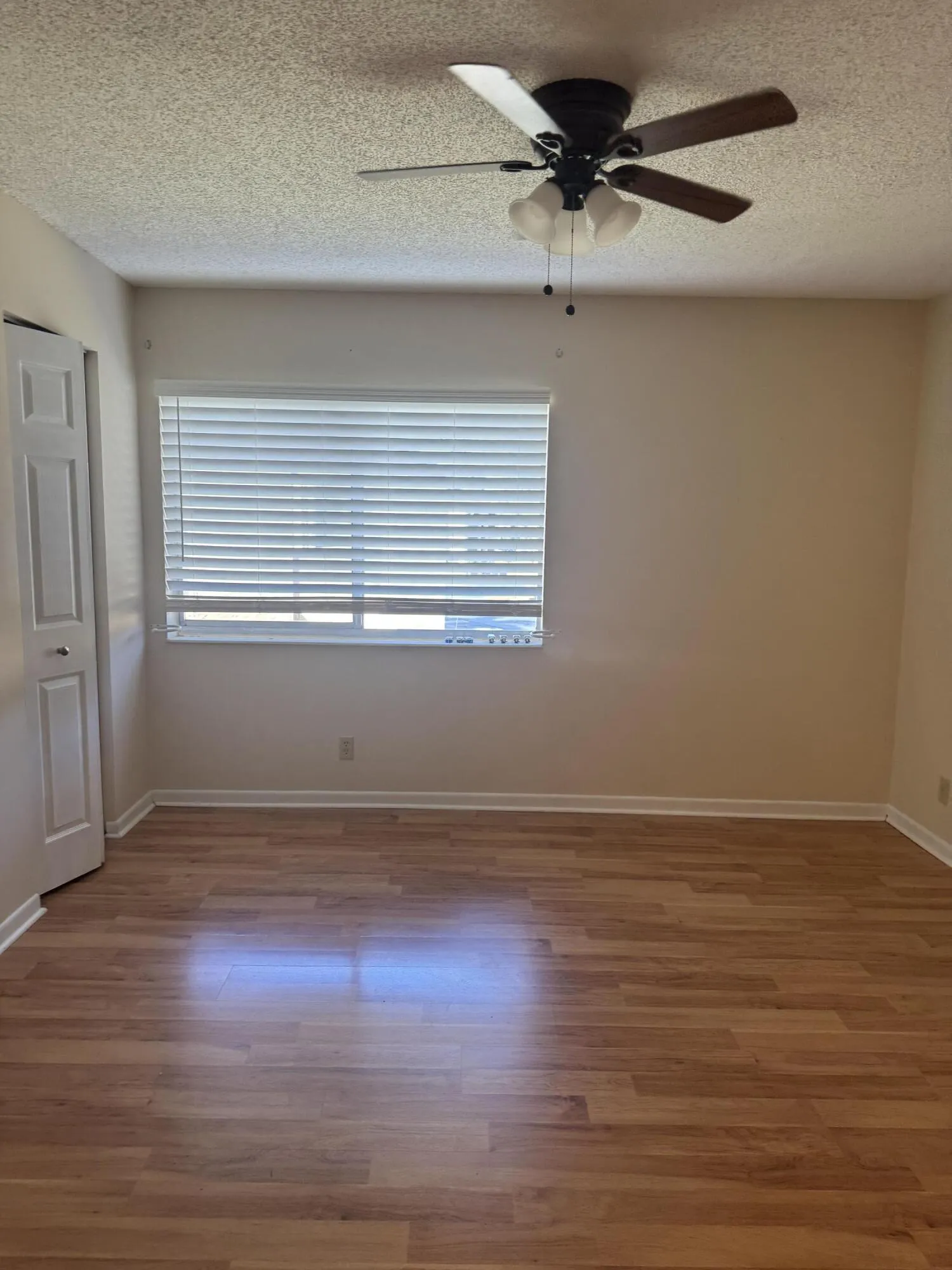 Master bedroom with large walk in closet