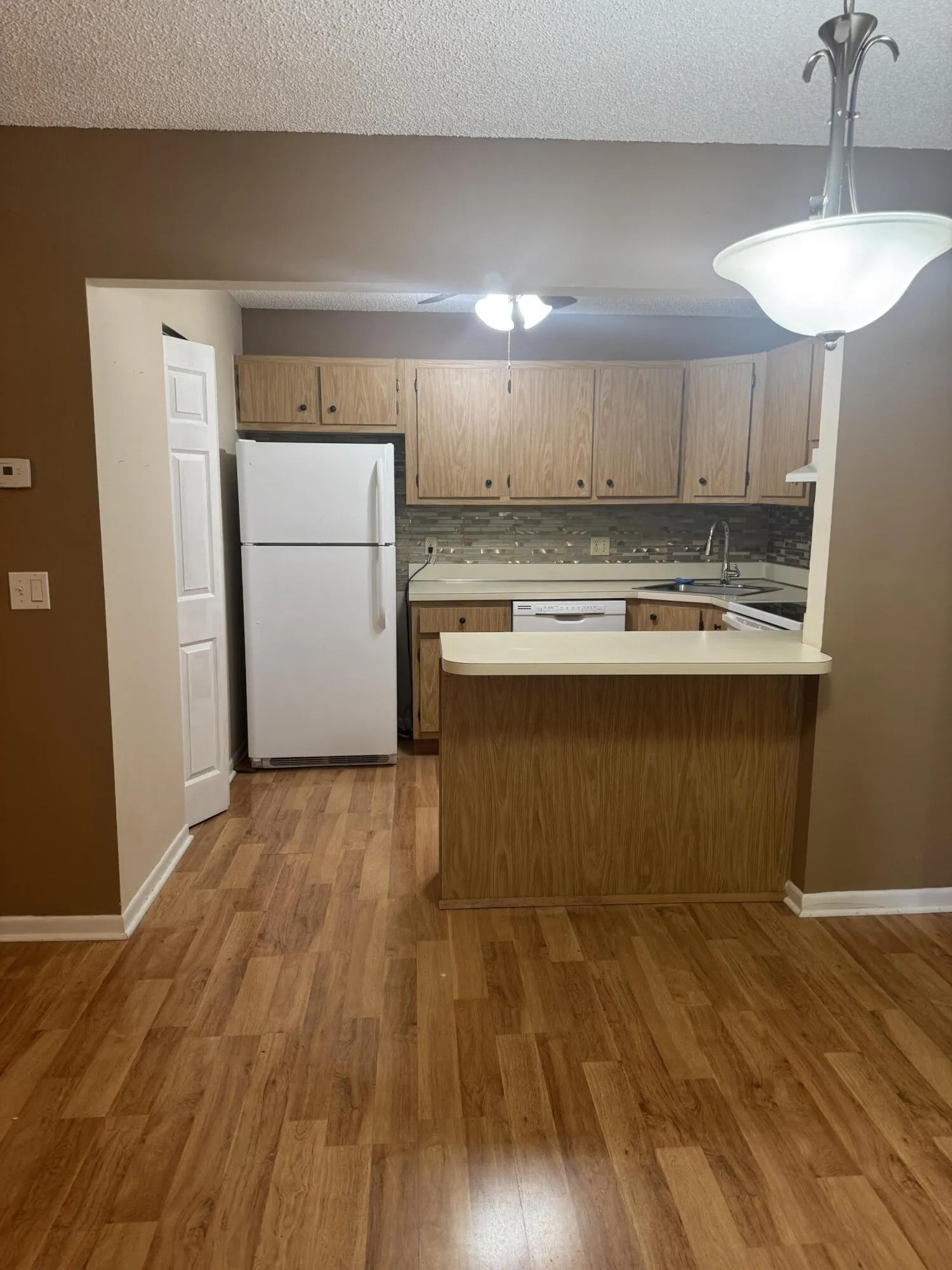 Master bedroom with large walk in closet