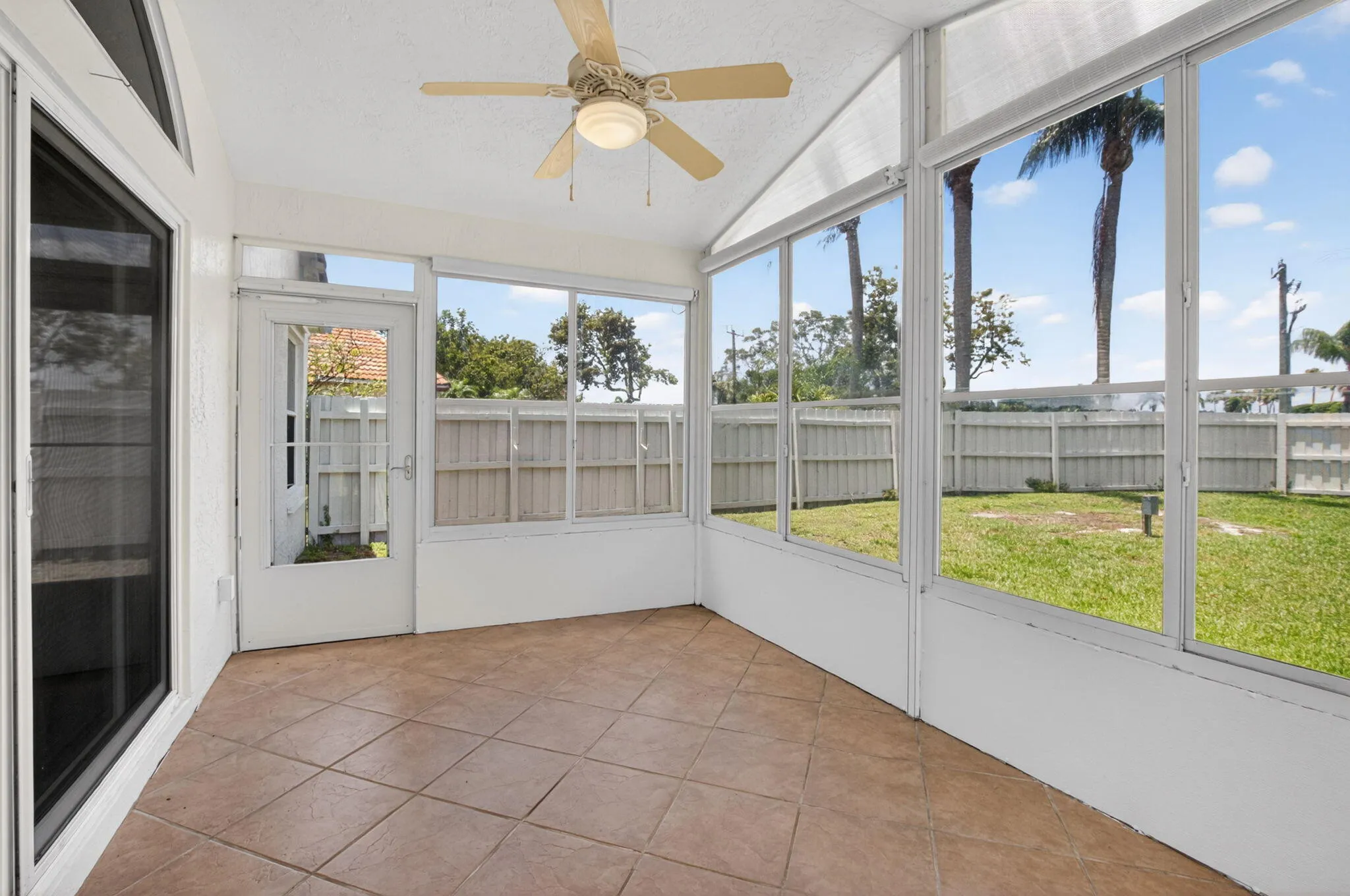 Enclosed patio