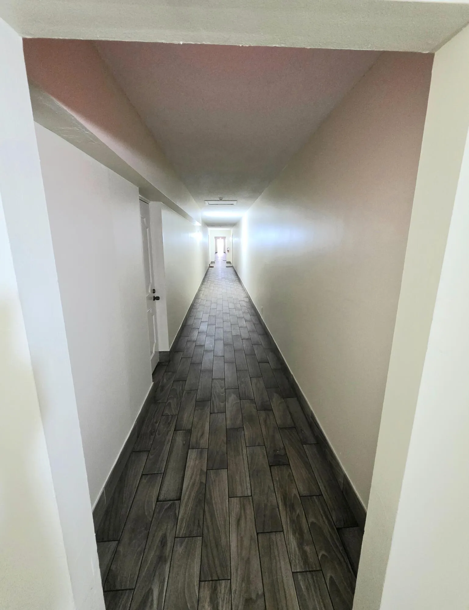 Outside apartmet hallway