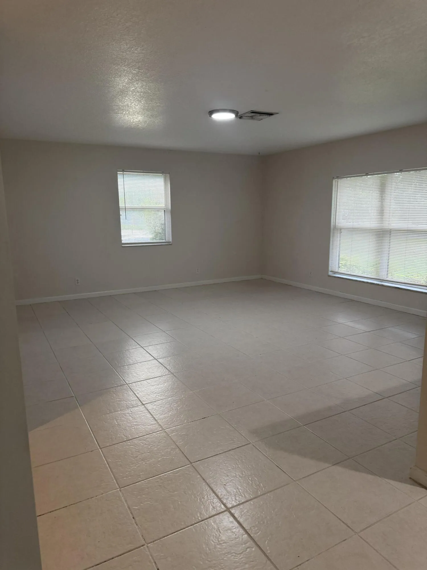 When you step in the house large family room on the right.