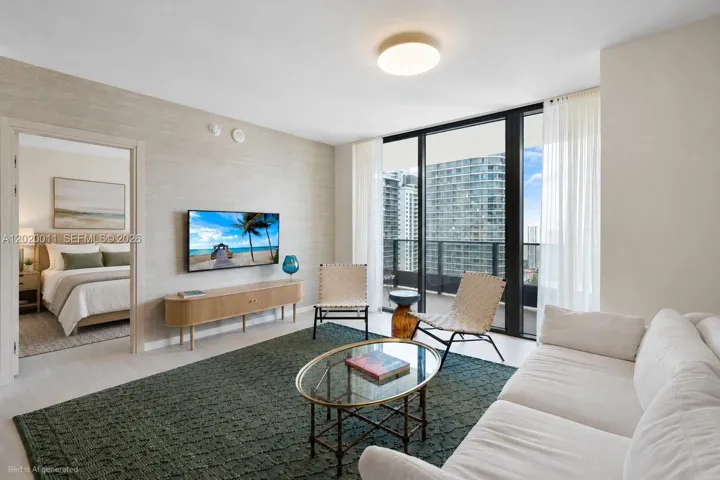 Bedroom only is digitally staged
