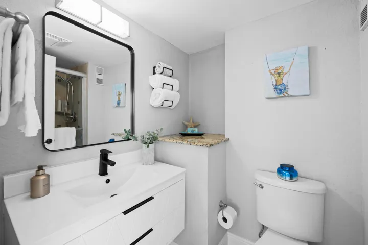 Both Bedrooms can be Masters suites and are appointed with a redone bathroom.