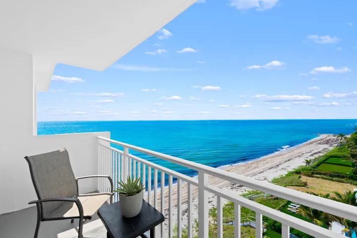 South Facing Oceanfront Balcony