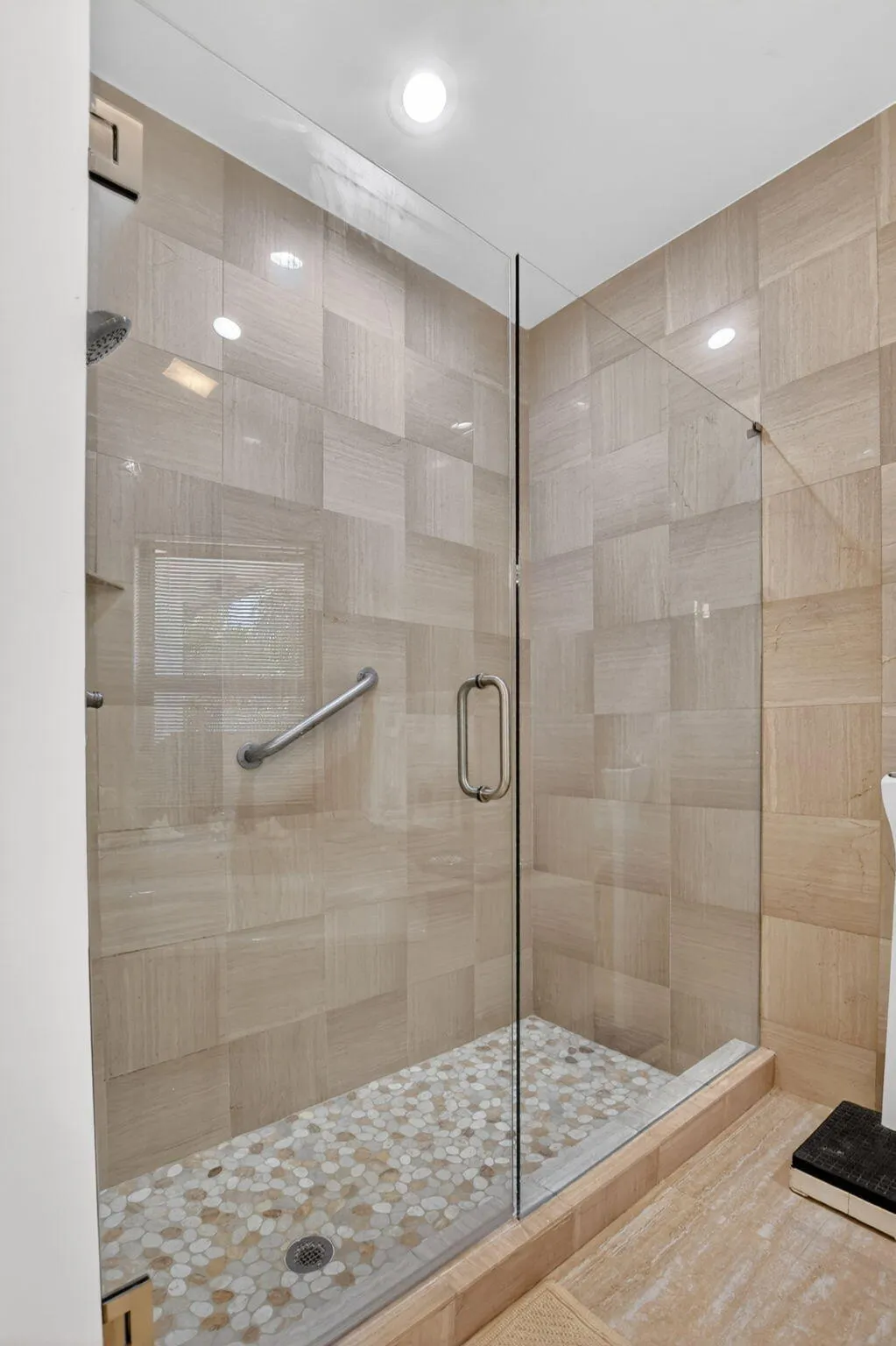 Master shower