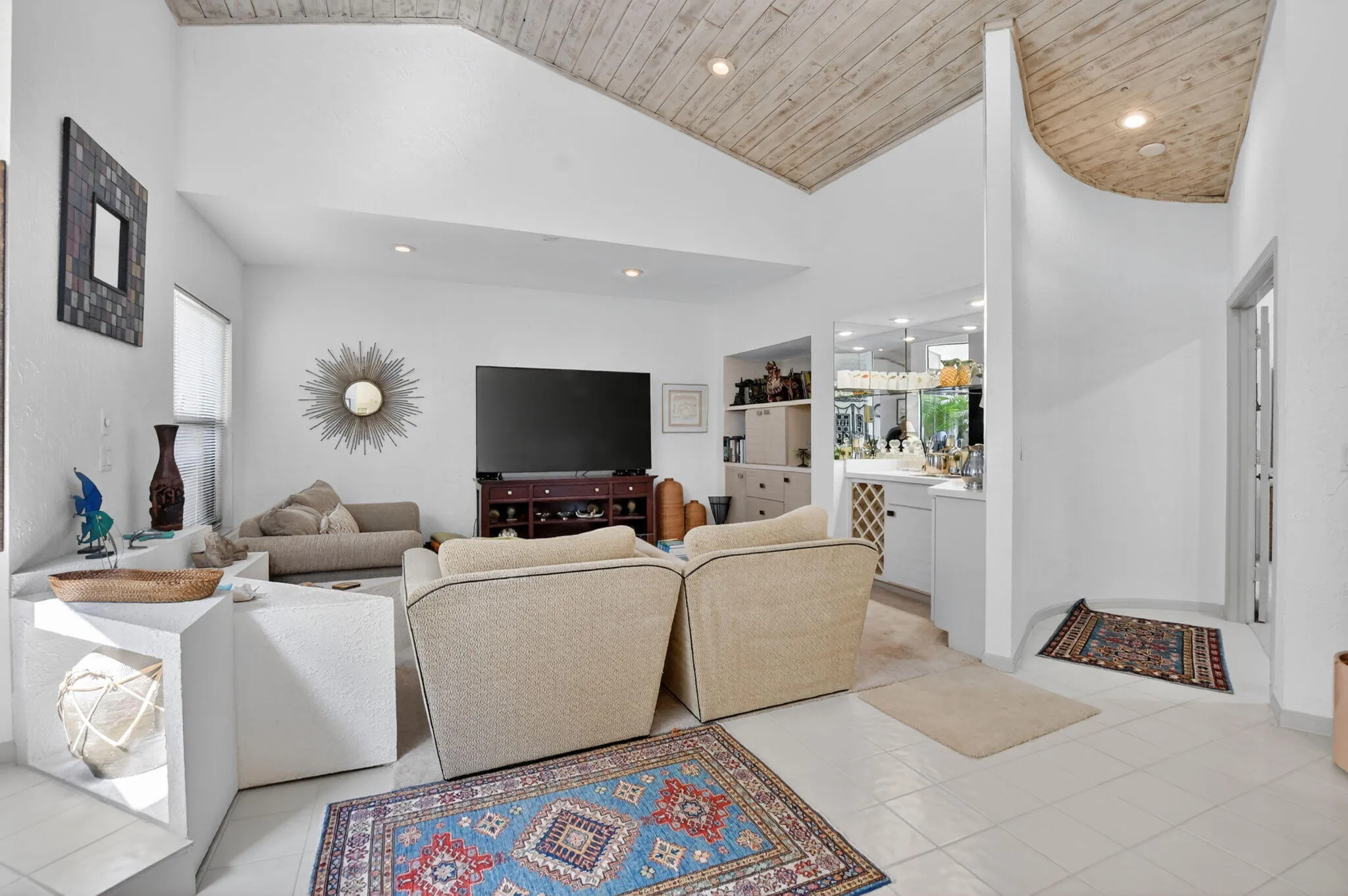 Den off of foyer entry