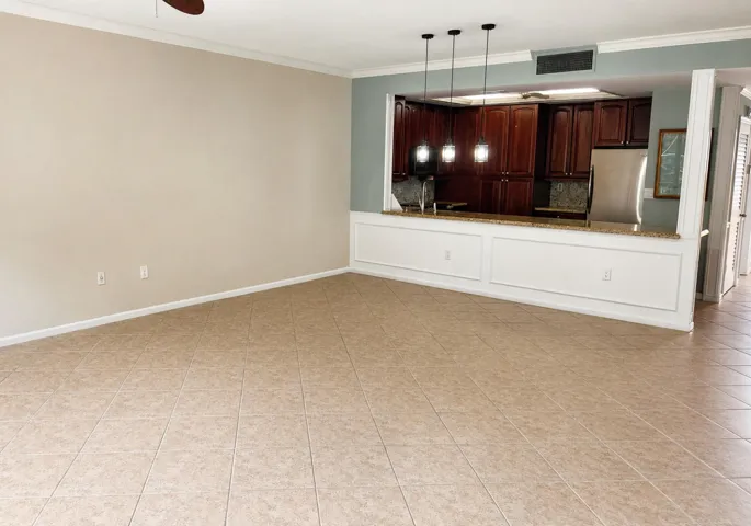 living area looking back at kitchen