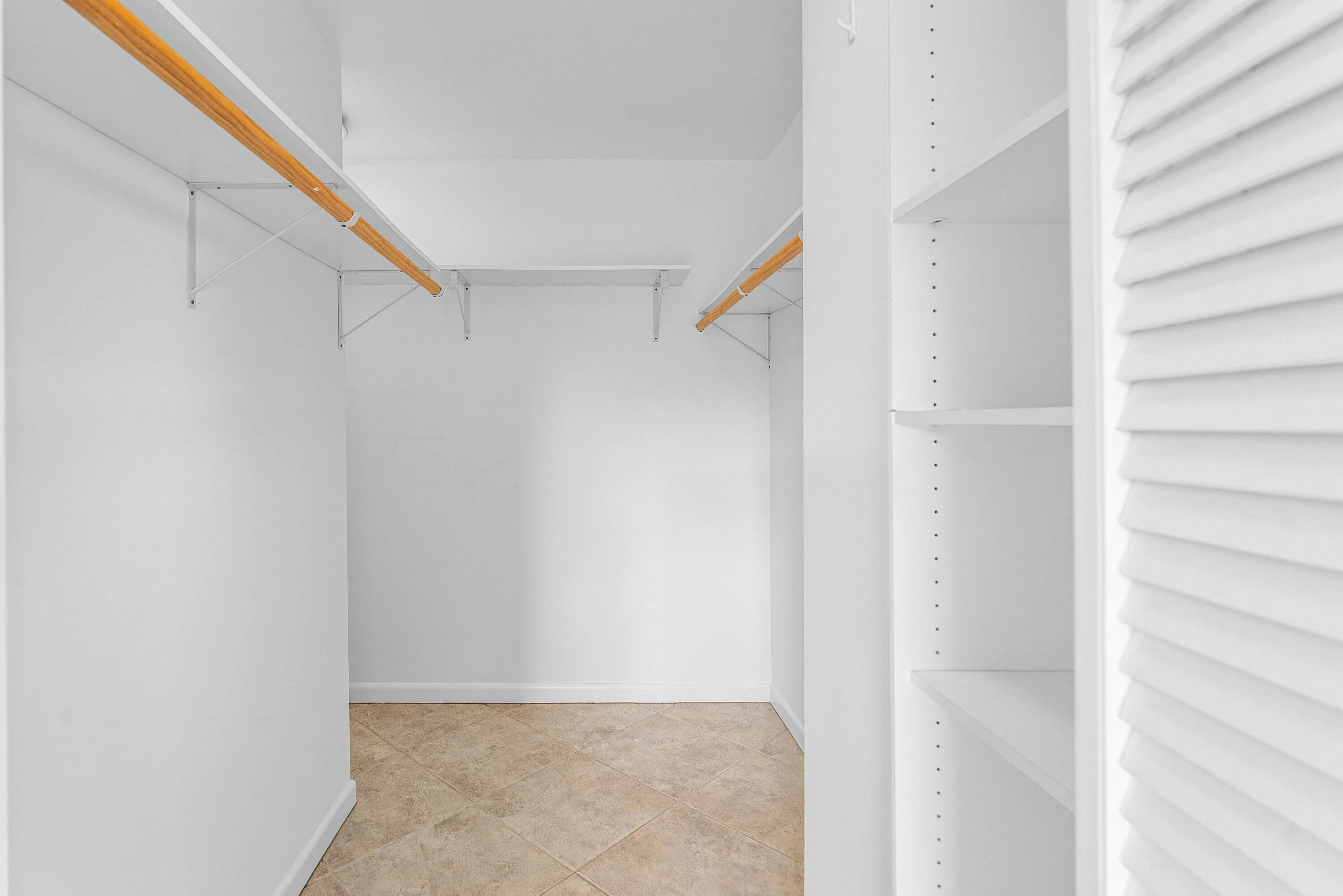 Master walk in closet