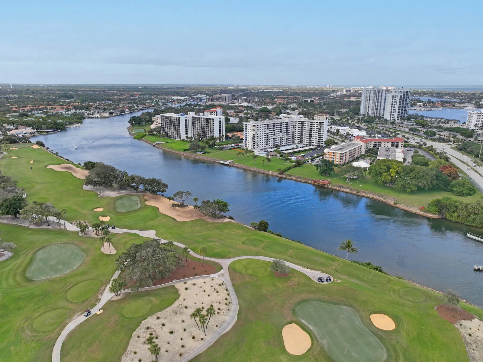 Aerial from Golf course
