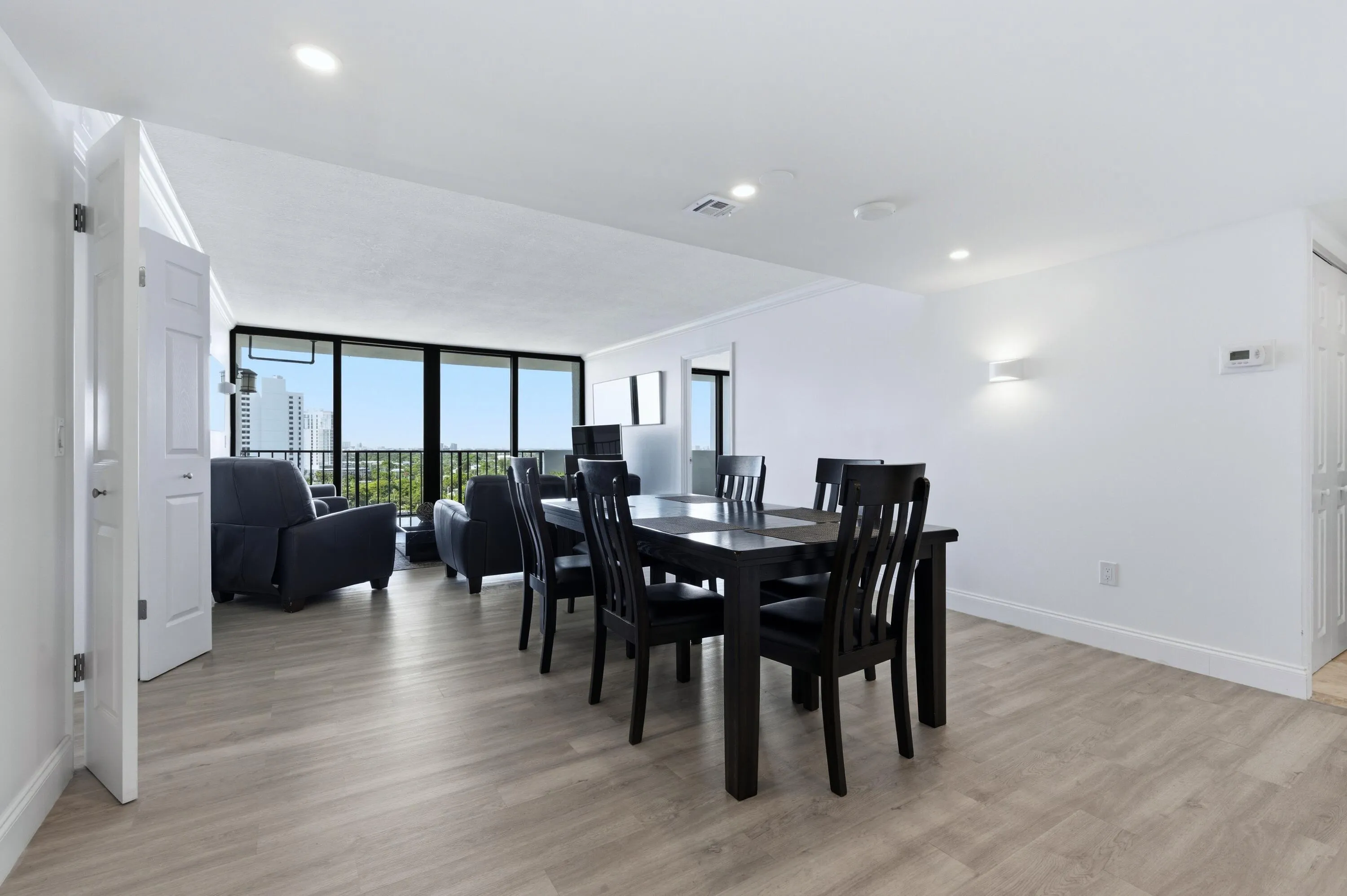 Dining & Living area from kitchen