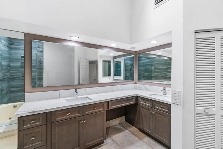 Primary Bathroom with Dual Sinks