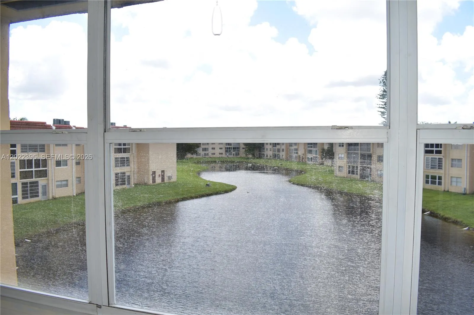 from screened balcony