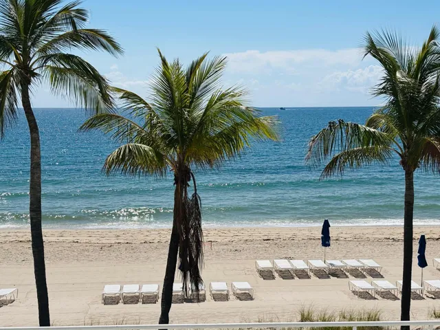 Atlantic Ocean, with over 400 feet of wide private beach