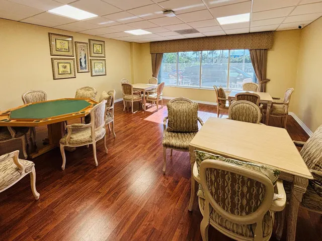 Card and Billiard's room, library, media center, and ocean lounge for private parties
