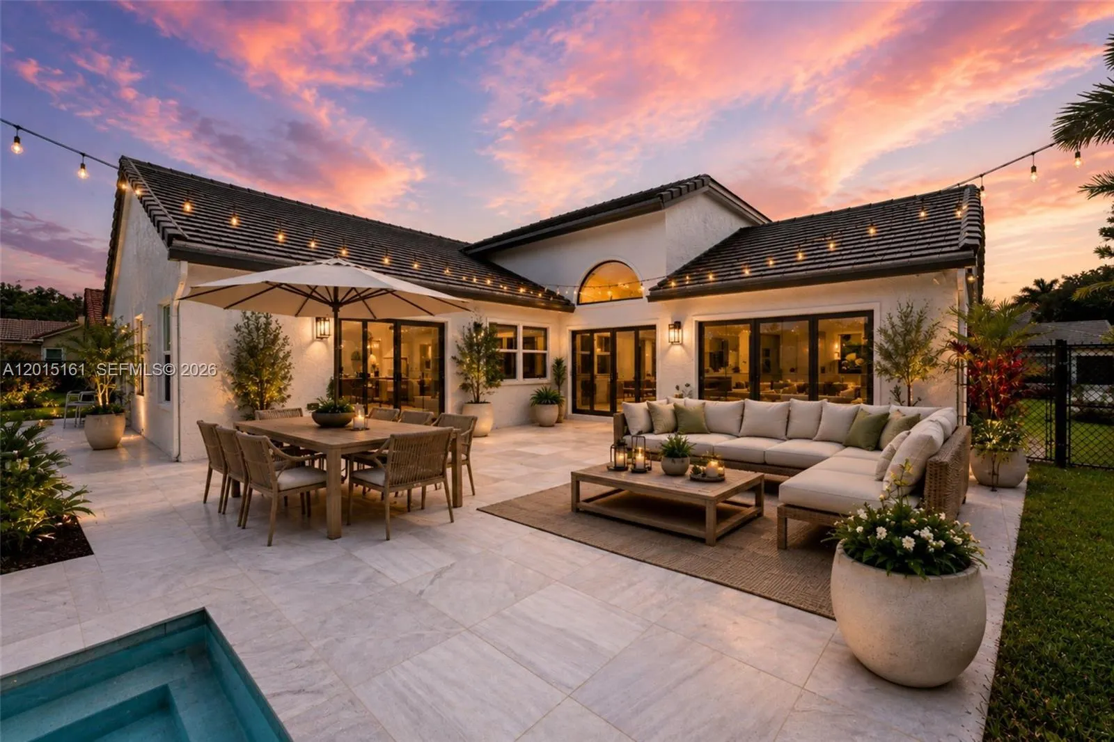 Virtually Staged Patio