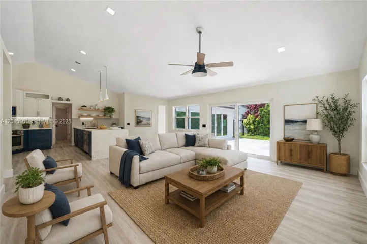 Vitually Staged Family Room