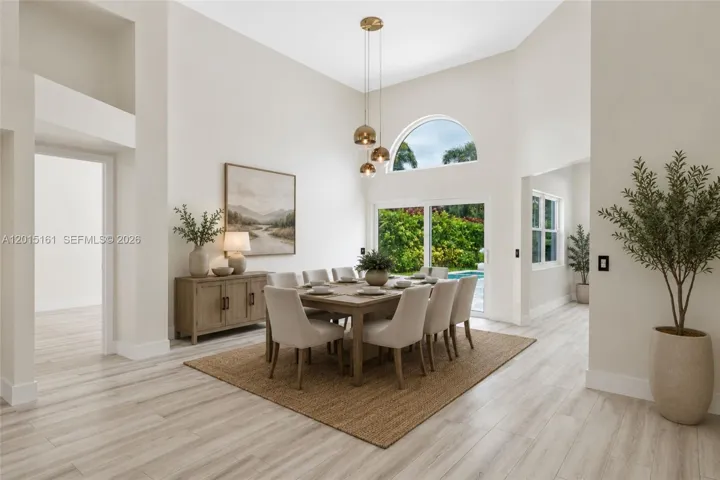 Virtually Staged Dining Room