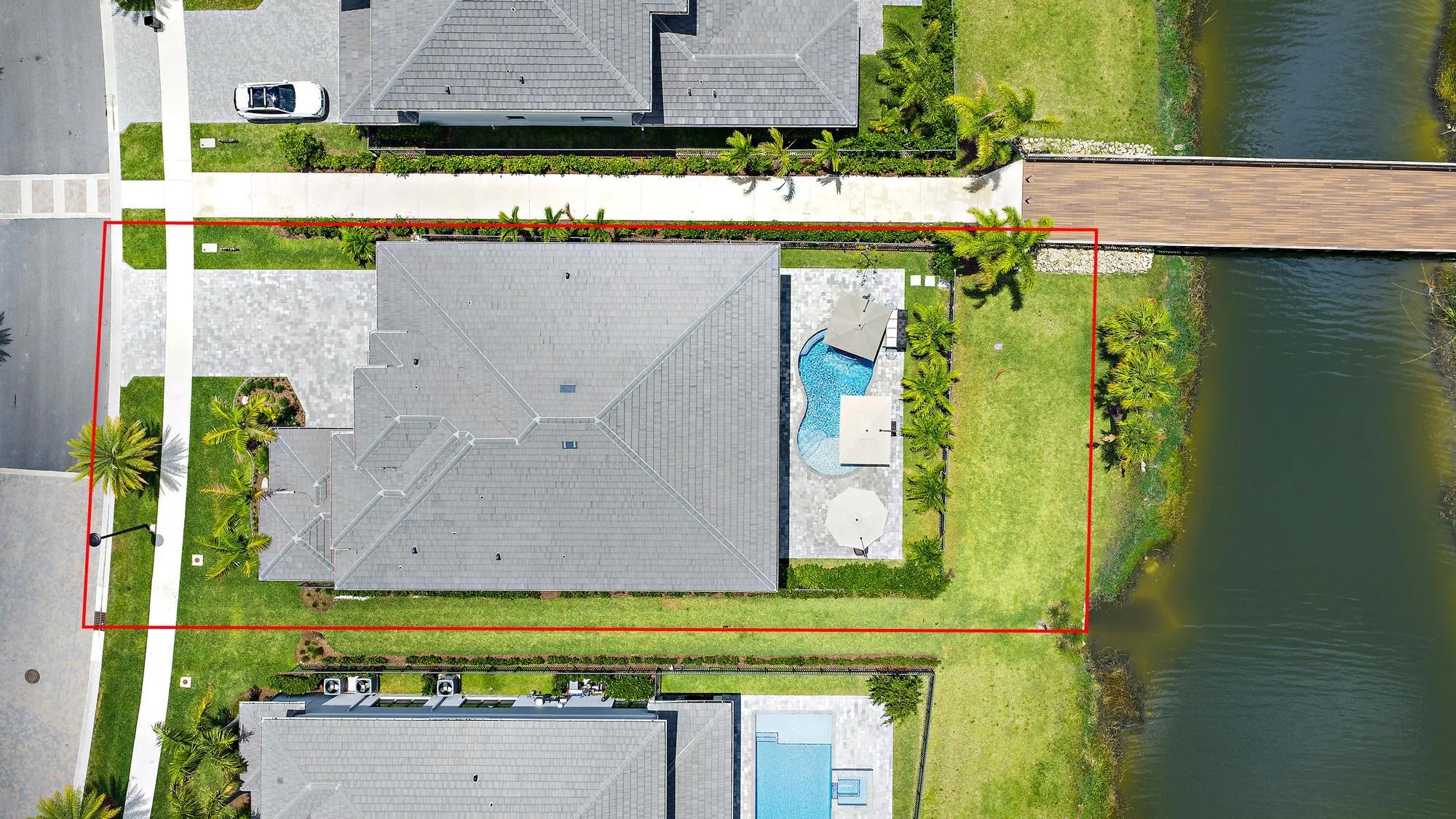 Premier waterfront lot.
