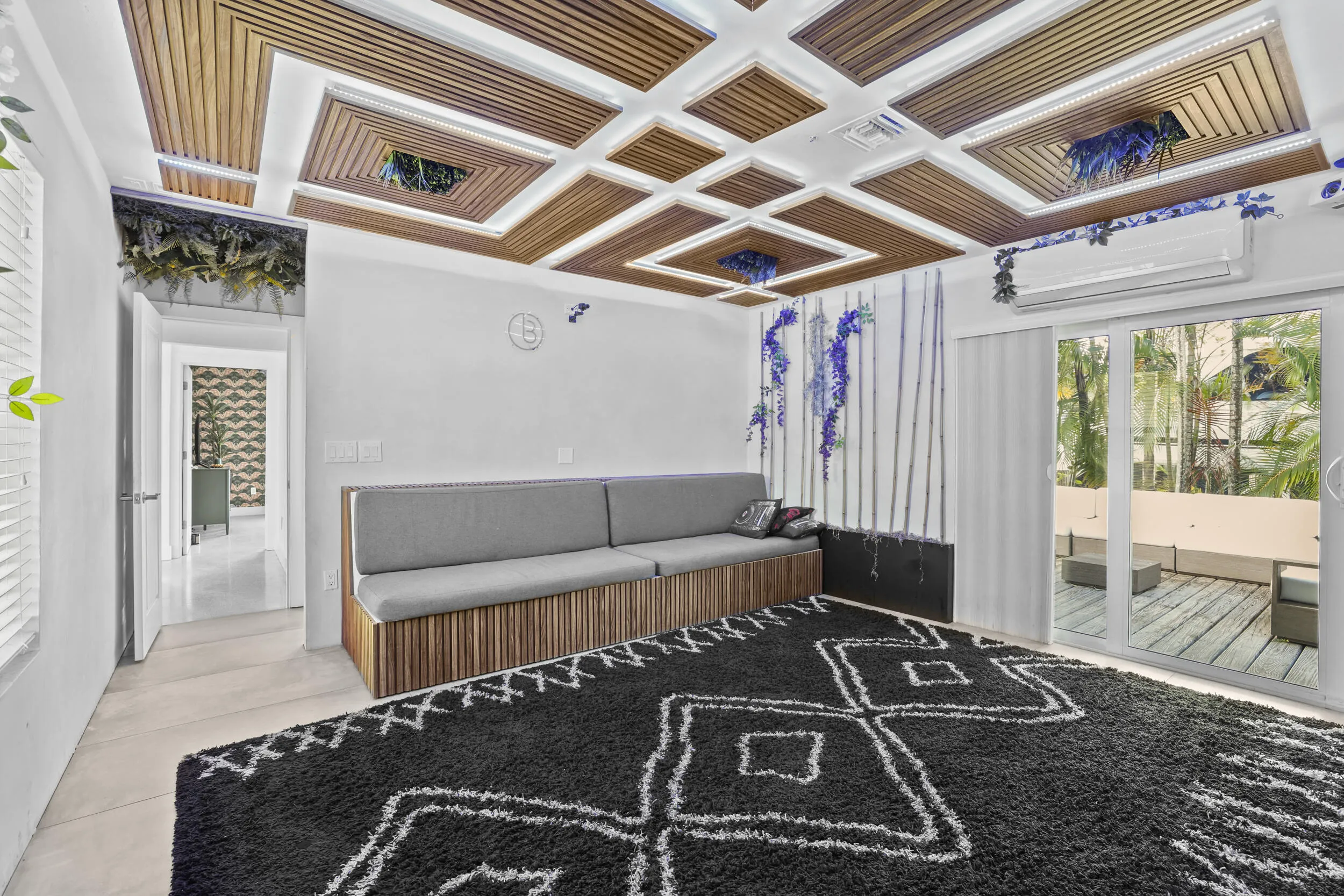 Sliders Out To A Private Hot Tub Area