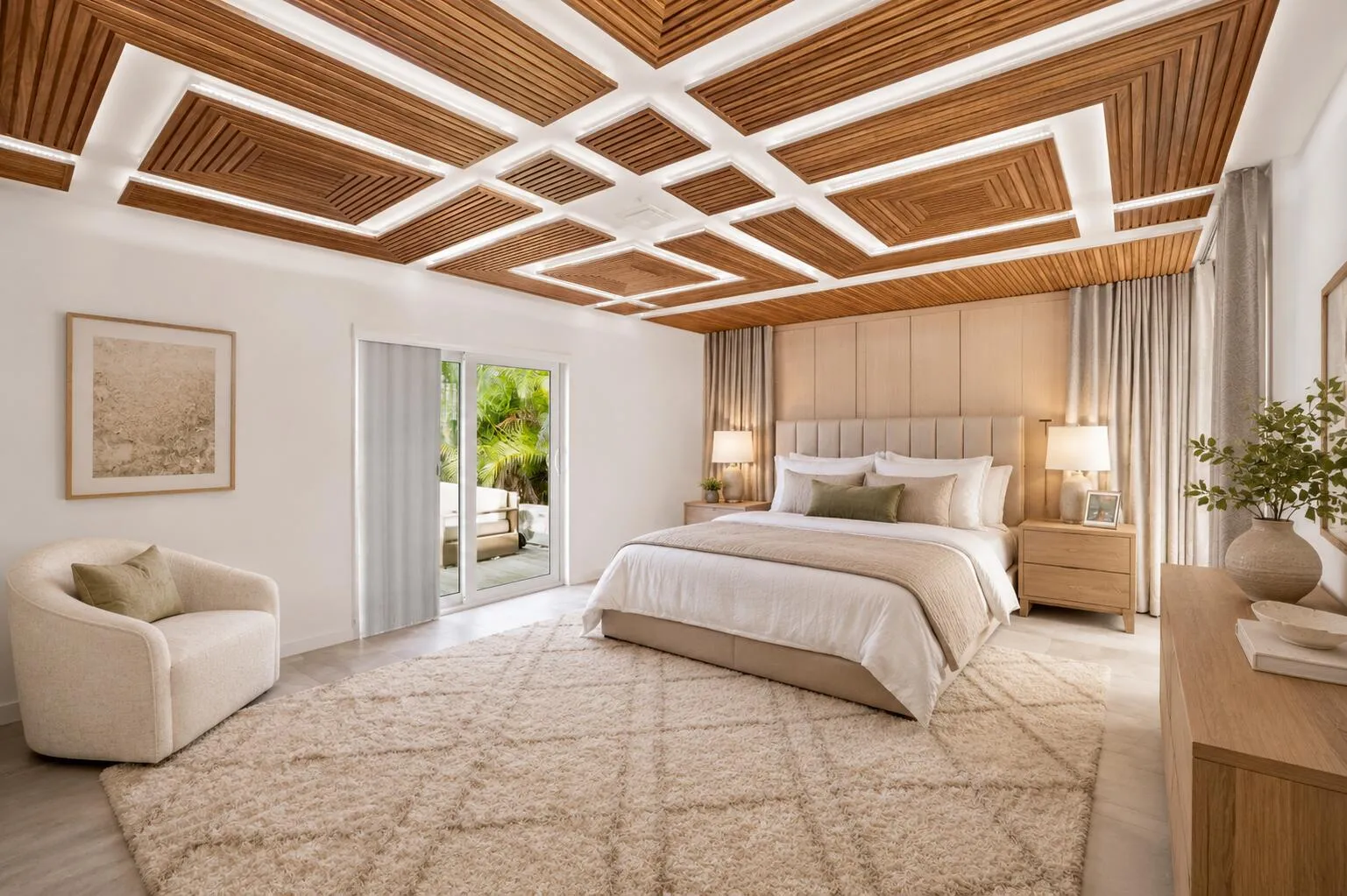 Virtually Staged Virtually Staged Entertainment lounge/Original Primary Bedroom