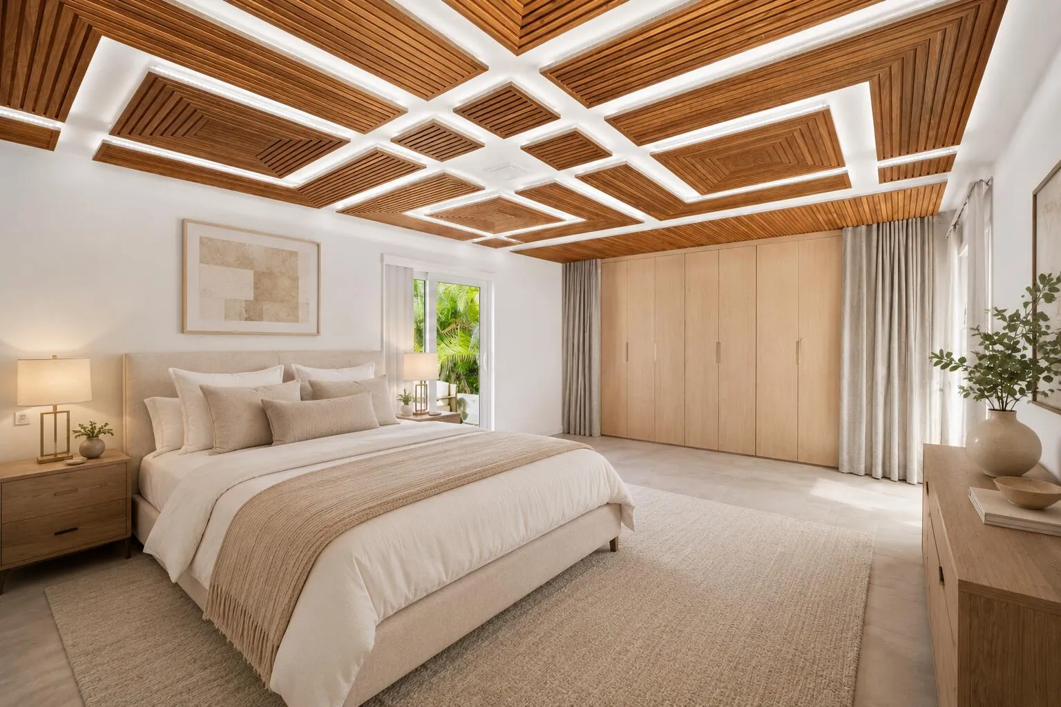 Virtually Staged Entertainment lounge/Original Primary Bedroom