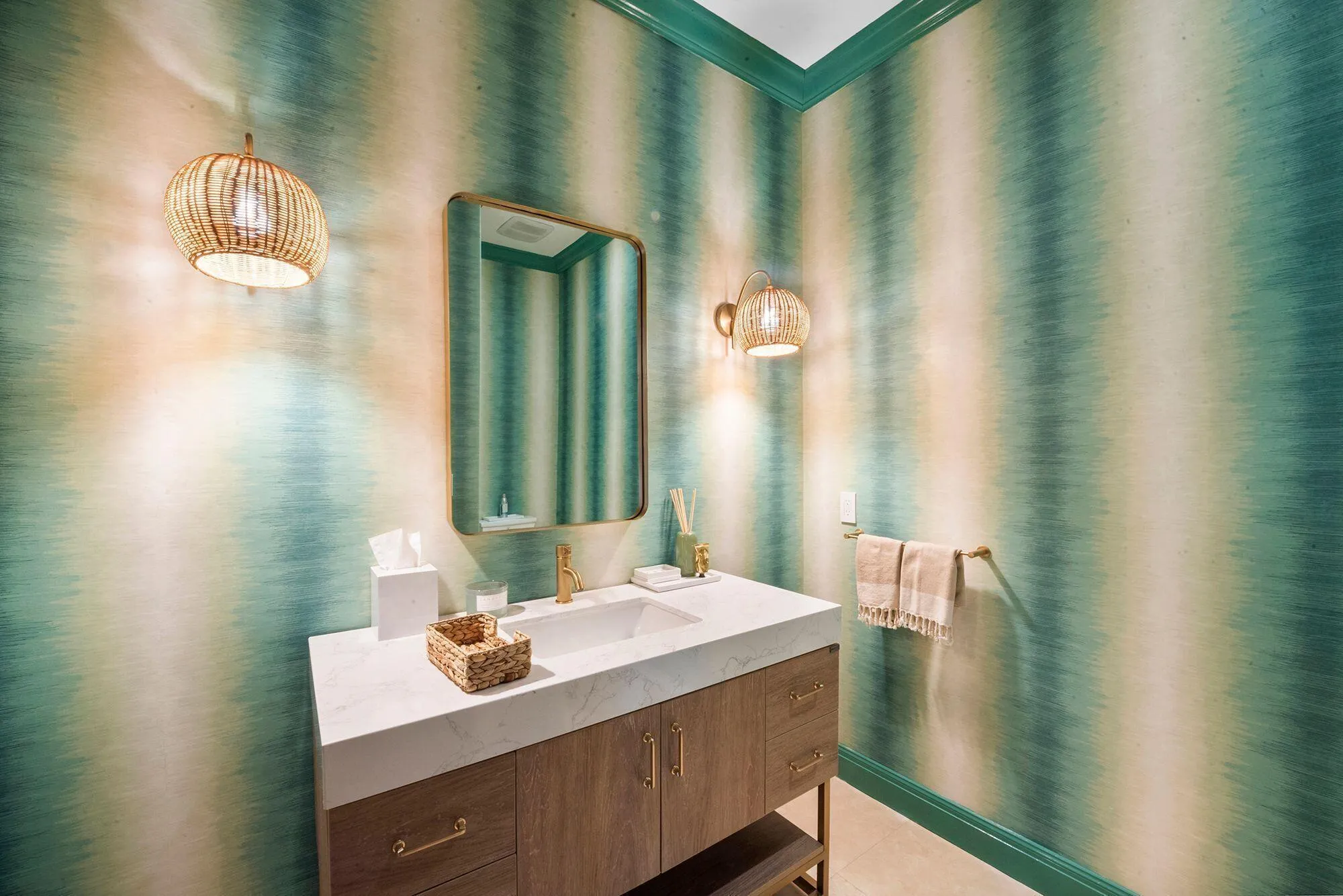formal powder room