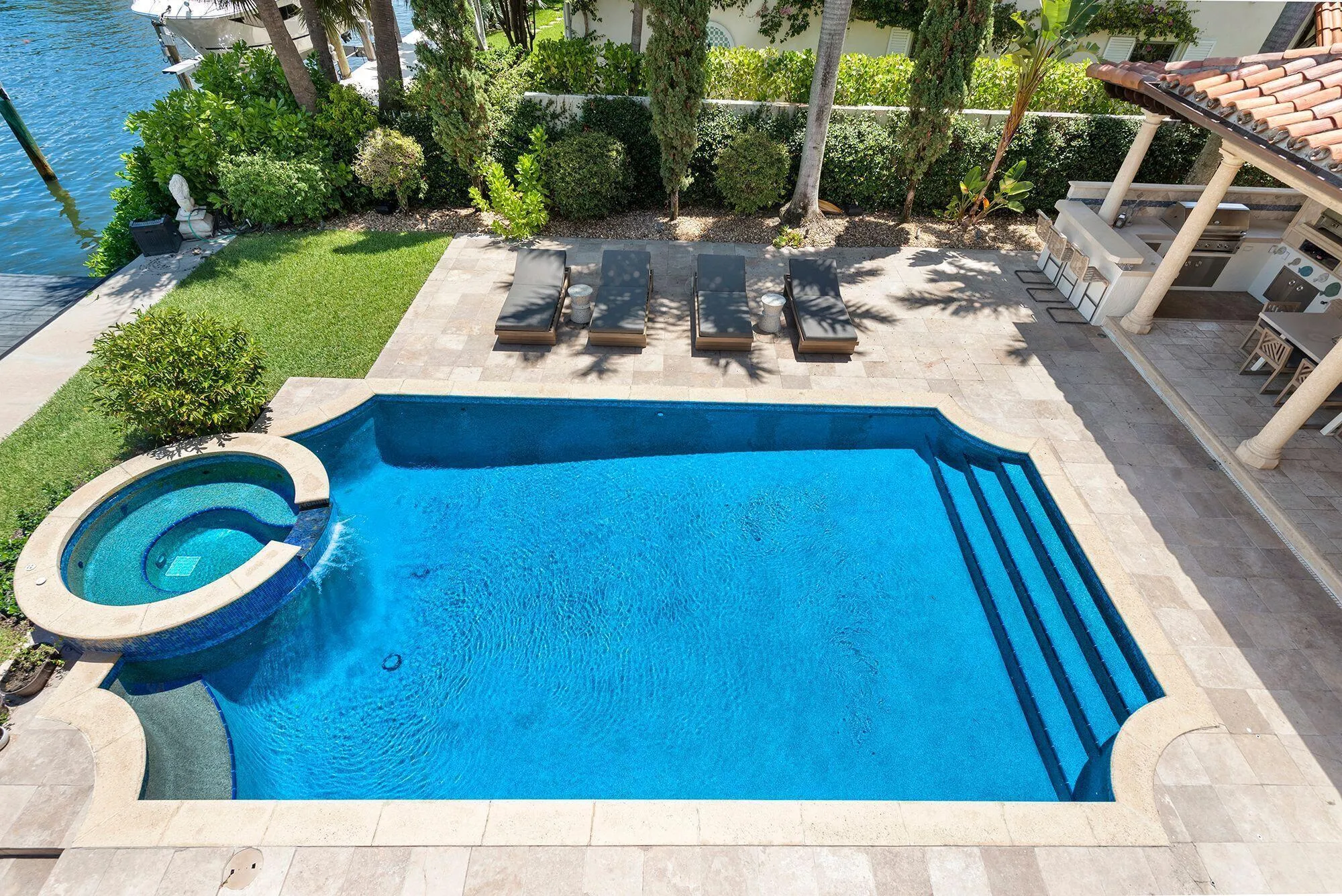 pool from 2nd floor