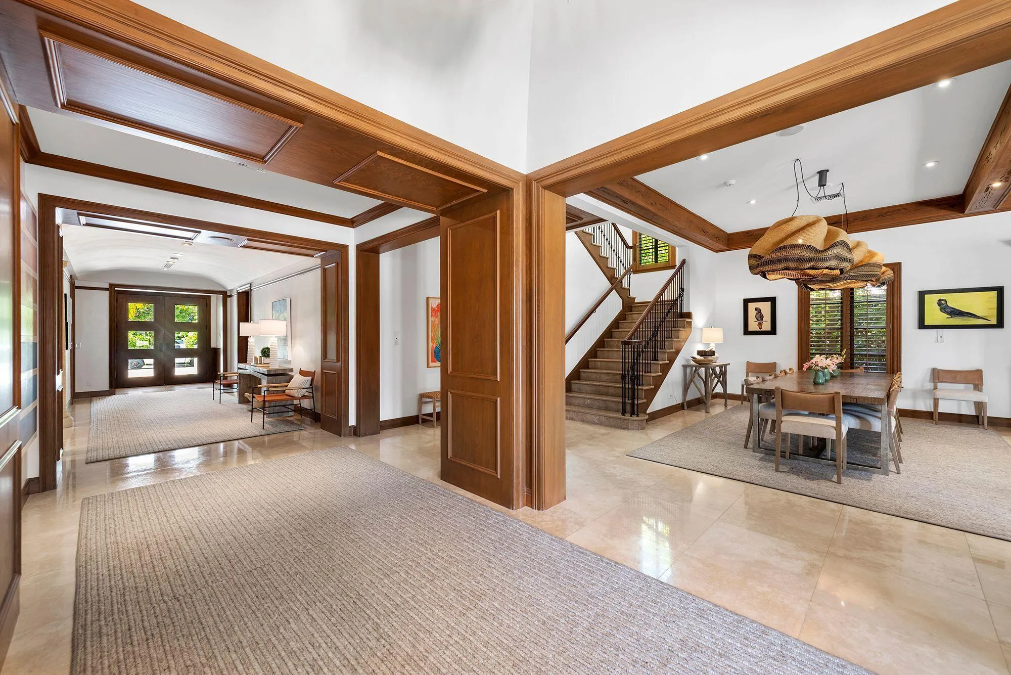 hallway to front door