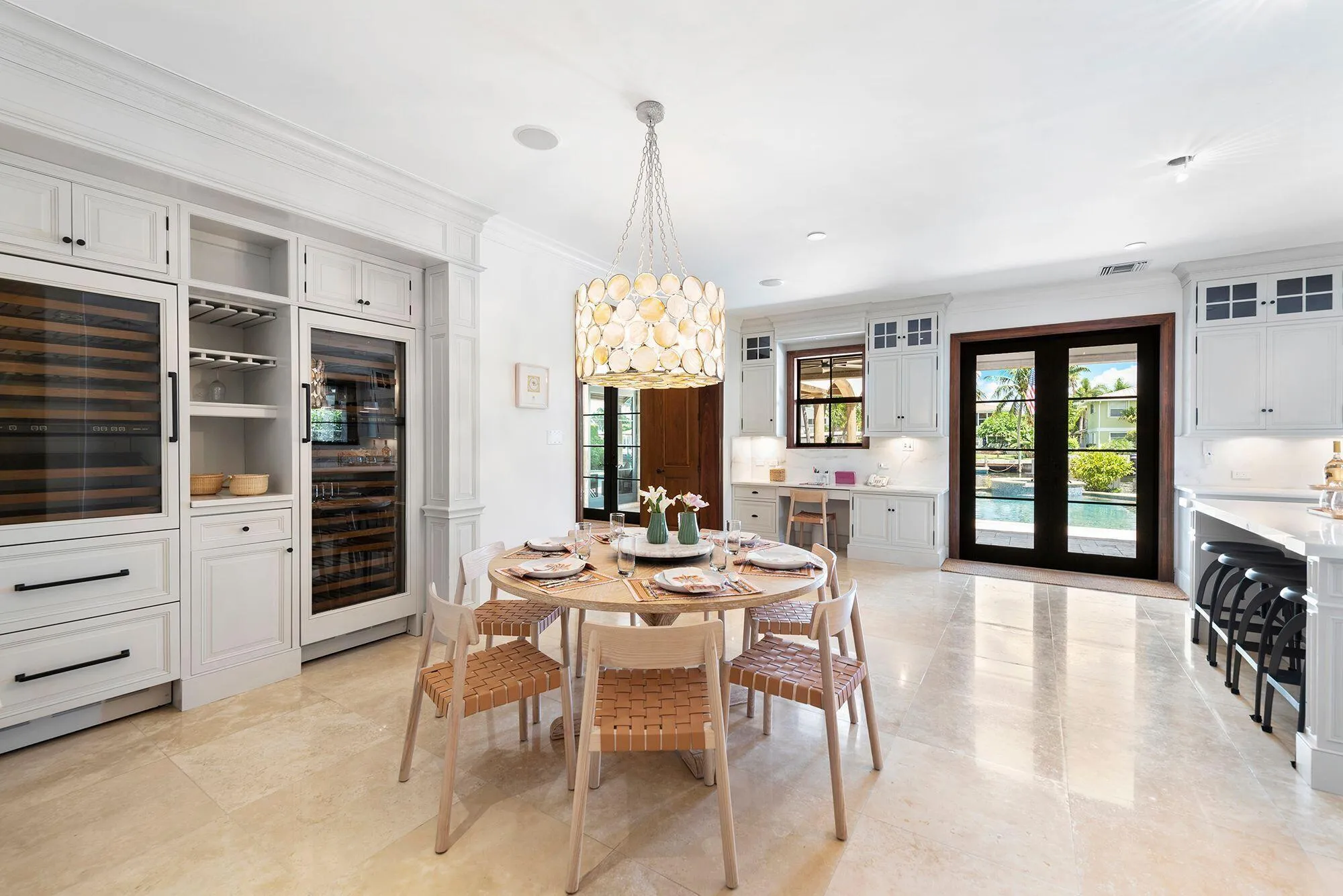 breakfast table