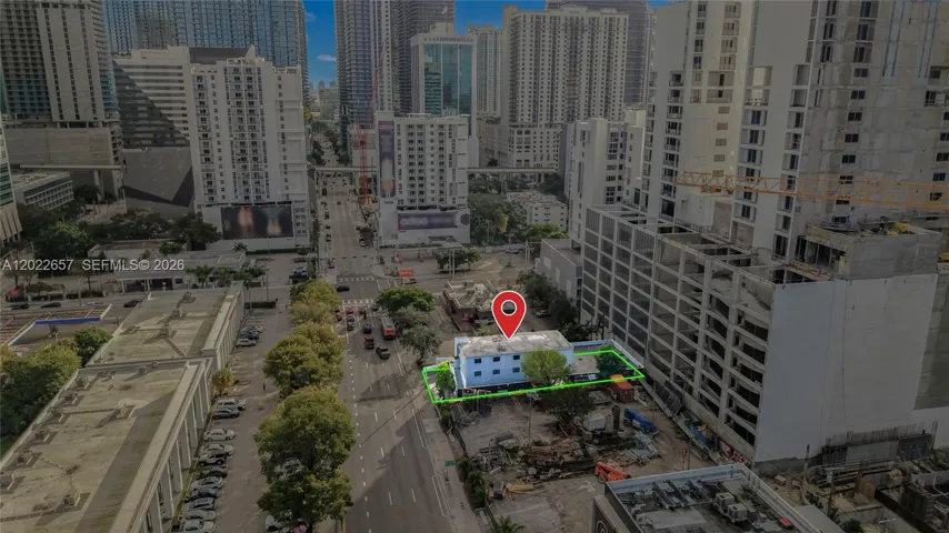 PRIME 7,000 SF BRICKELL LOT at I-95 entrance with T6-24-O zoning, 13,500 VPD exposure, and major redevelopment upside.