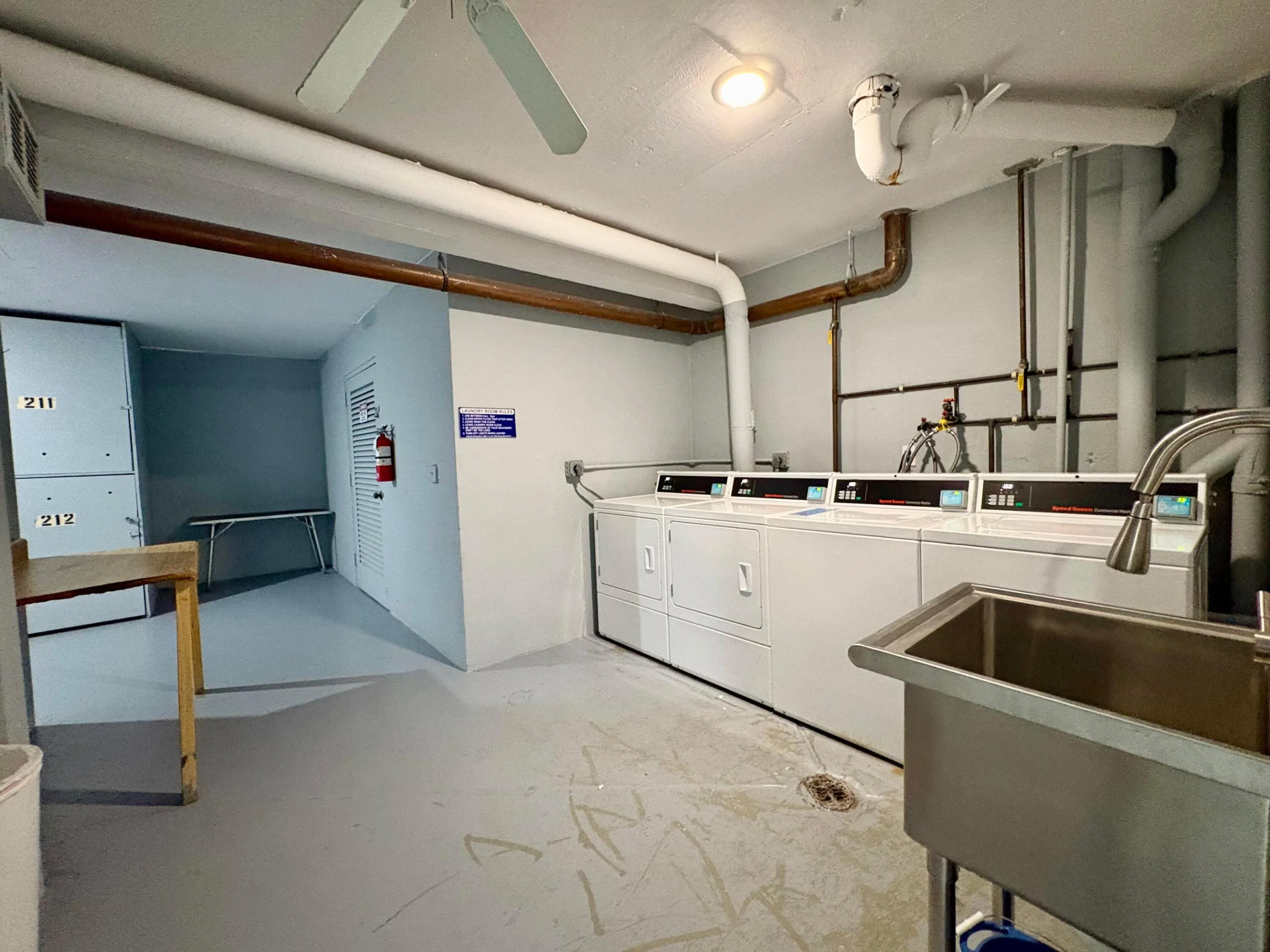 LAUNDRY ROOM AND STORAGE
