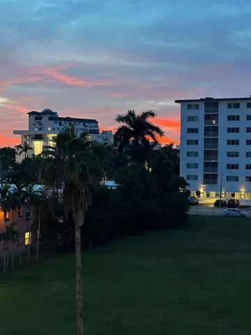 Sunset view from Private Balcony