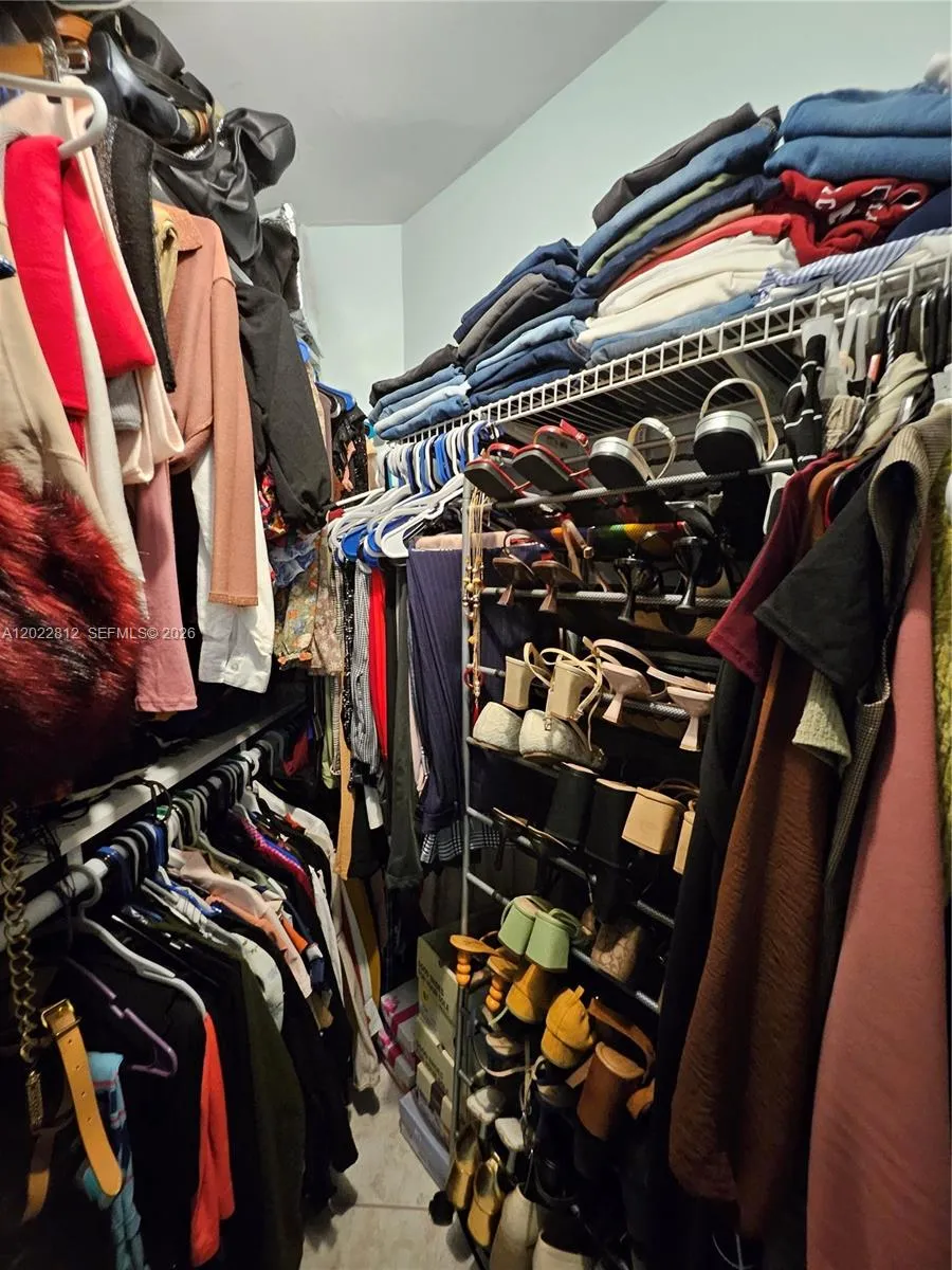 Large Walk-in Master Bedroom Closet