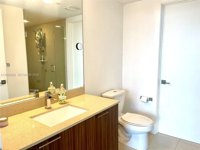 Master bath with double doors