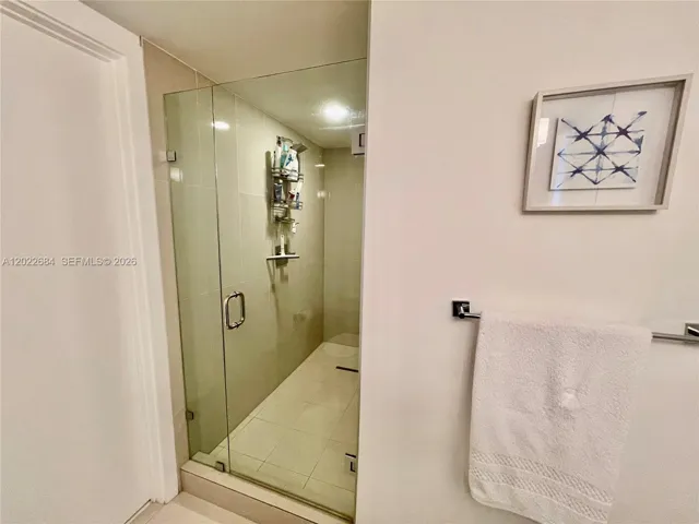 Walk in shower