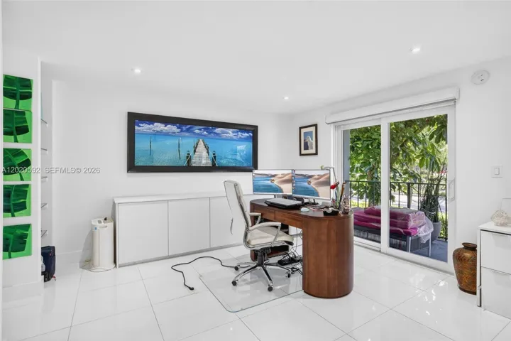 2nd bedroom opened to make large living area and office
