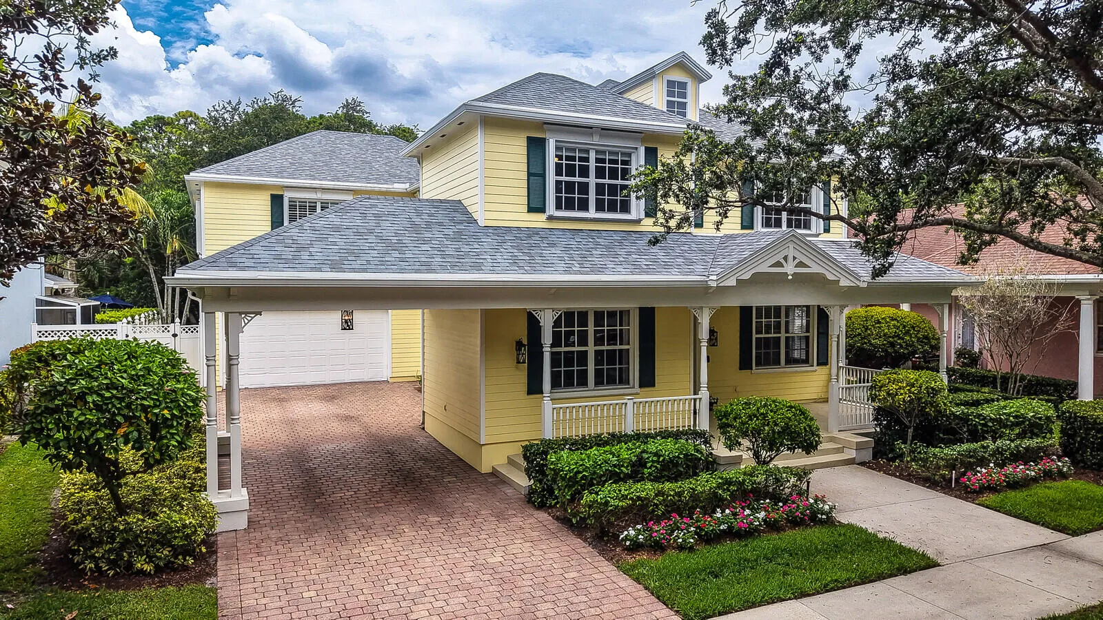 a front garage 221