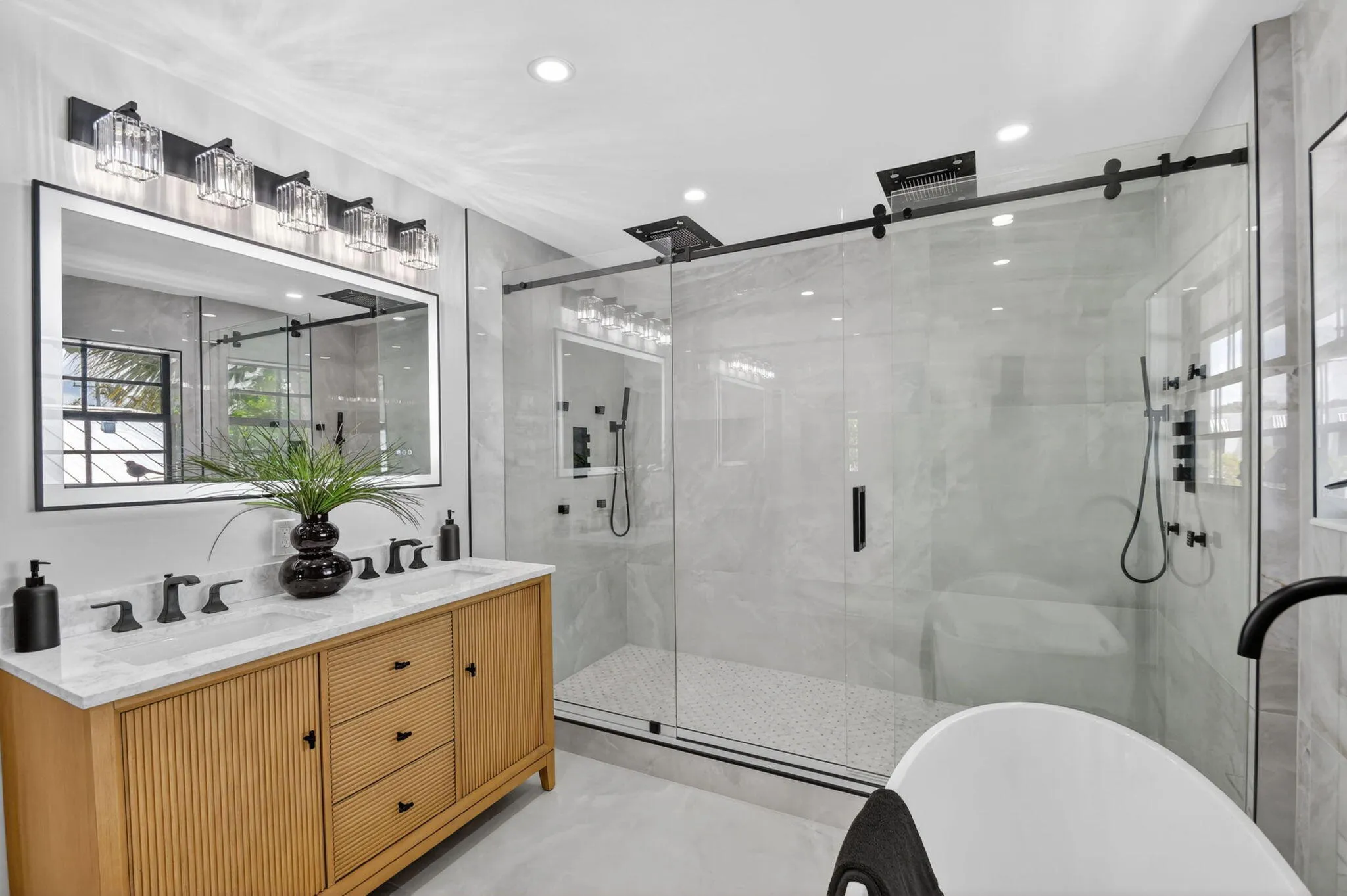 Spa-inspired primary bath
