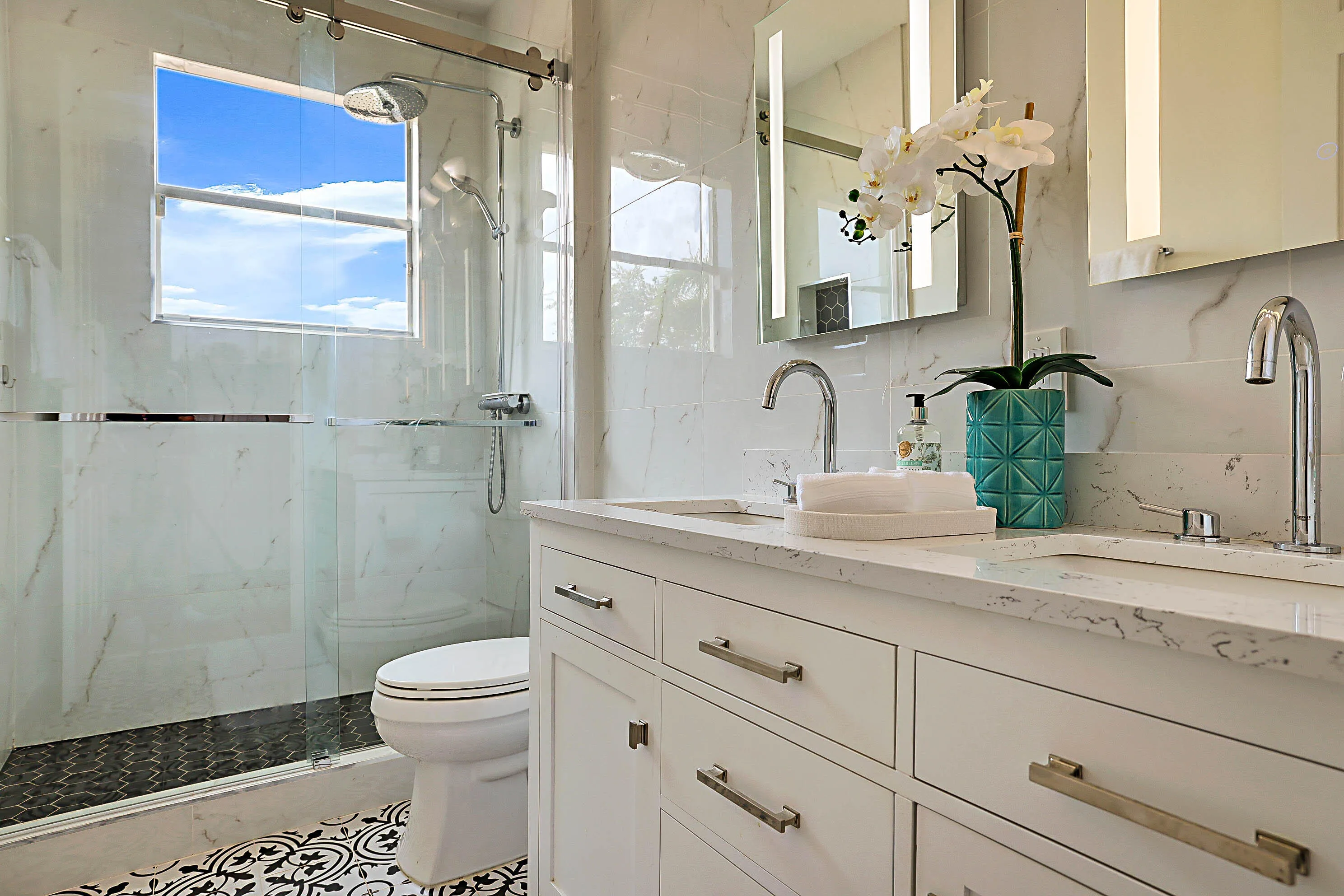Second floor bath