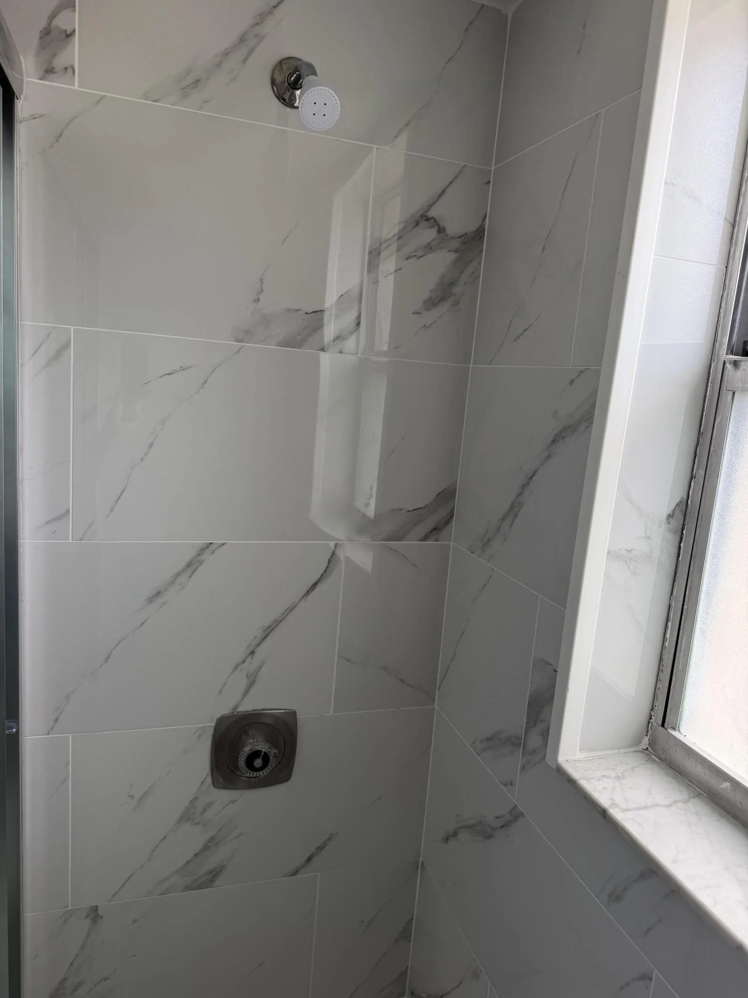 New shower