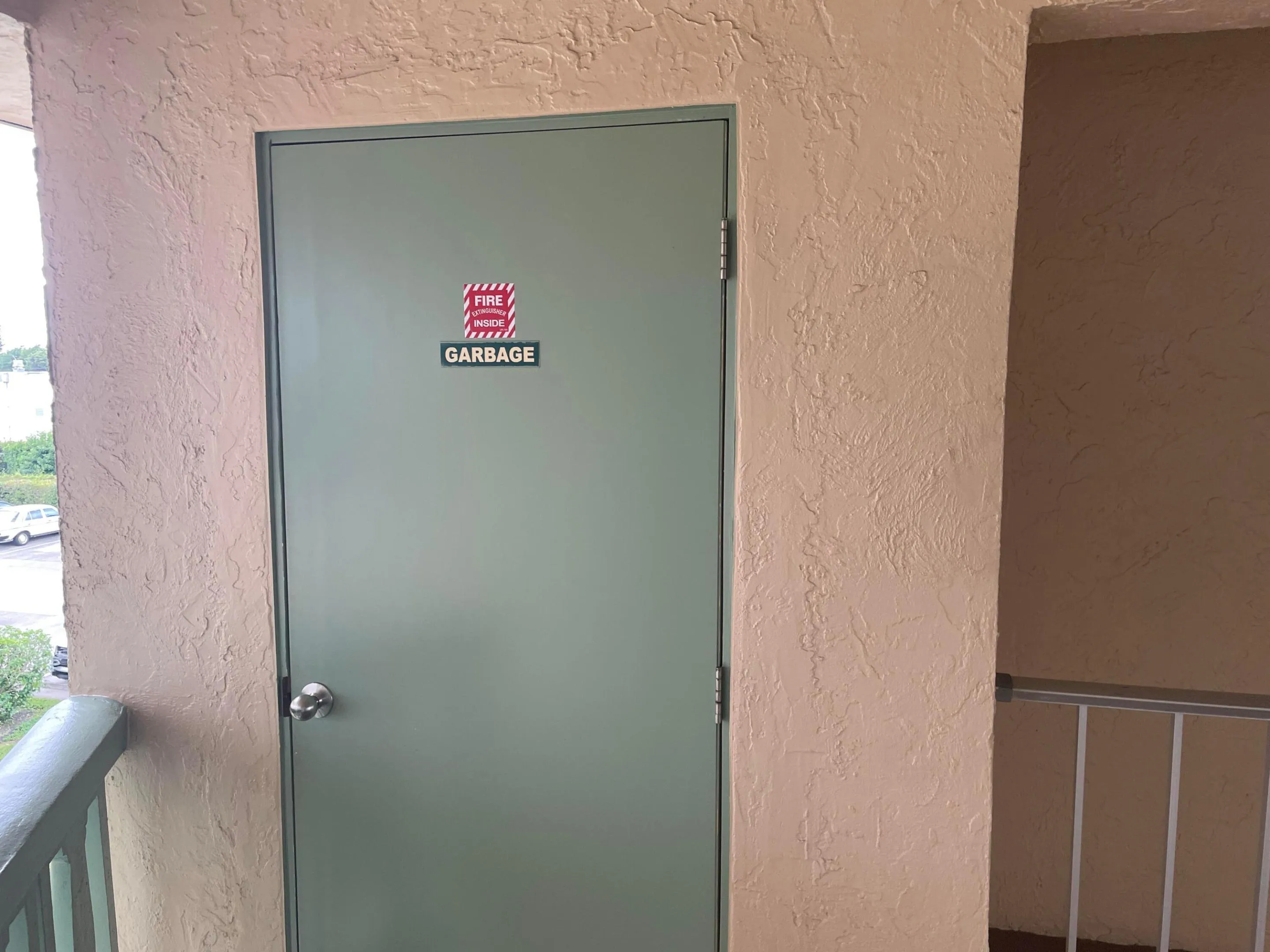 Laundry room on second floor next to elevator