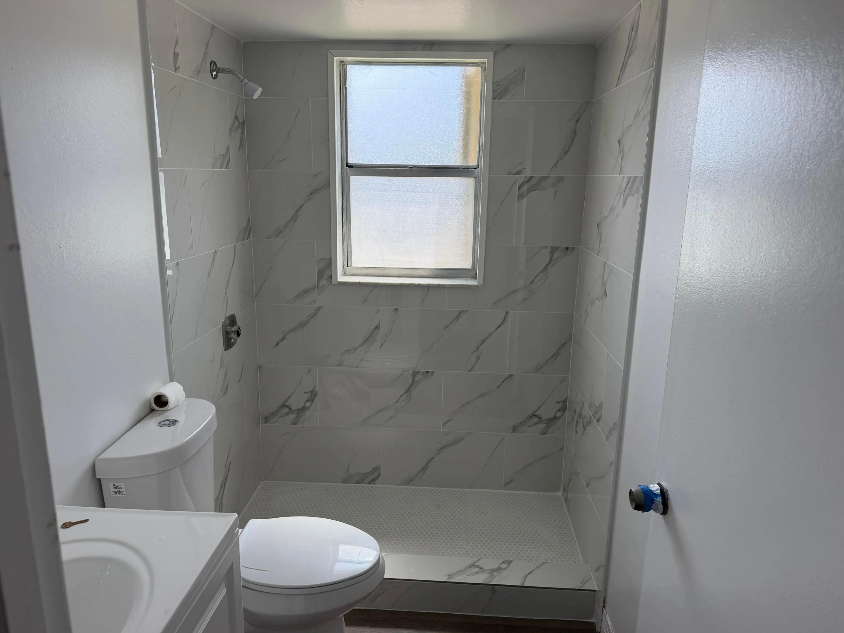 New shower