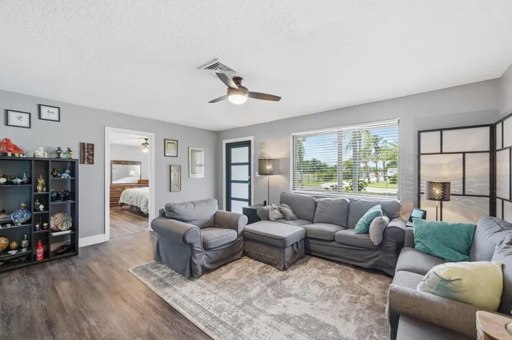 Open floor plan living room