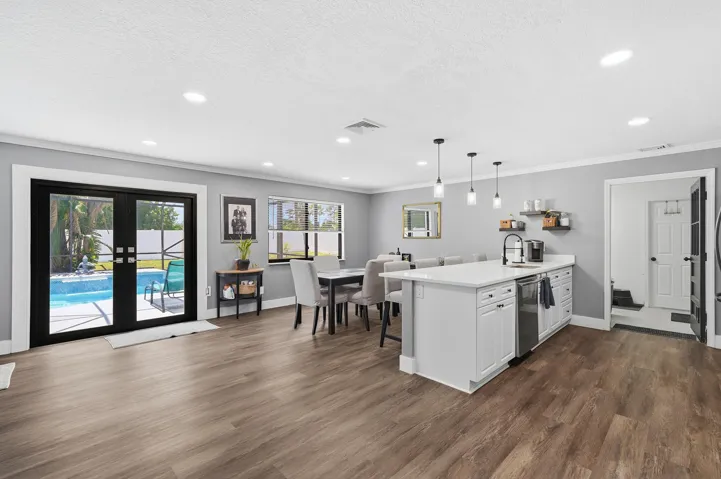Large open floor plan